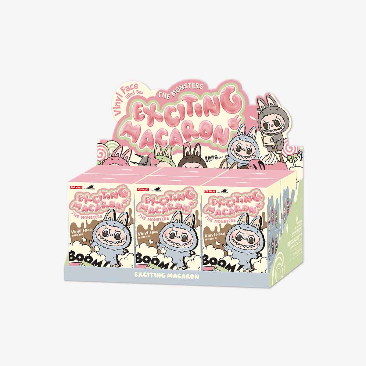 アイドル POPMART LABUBU EXCITING MACARON Pop Mart Labubu Exciting Macaron Blindbox (6er Display) – sneakzmarket