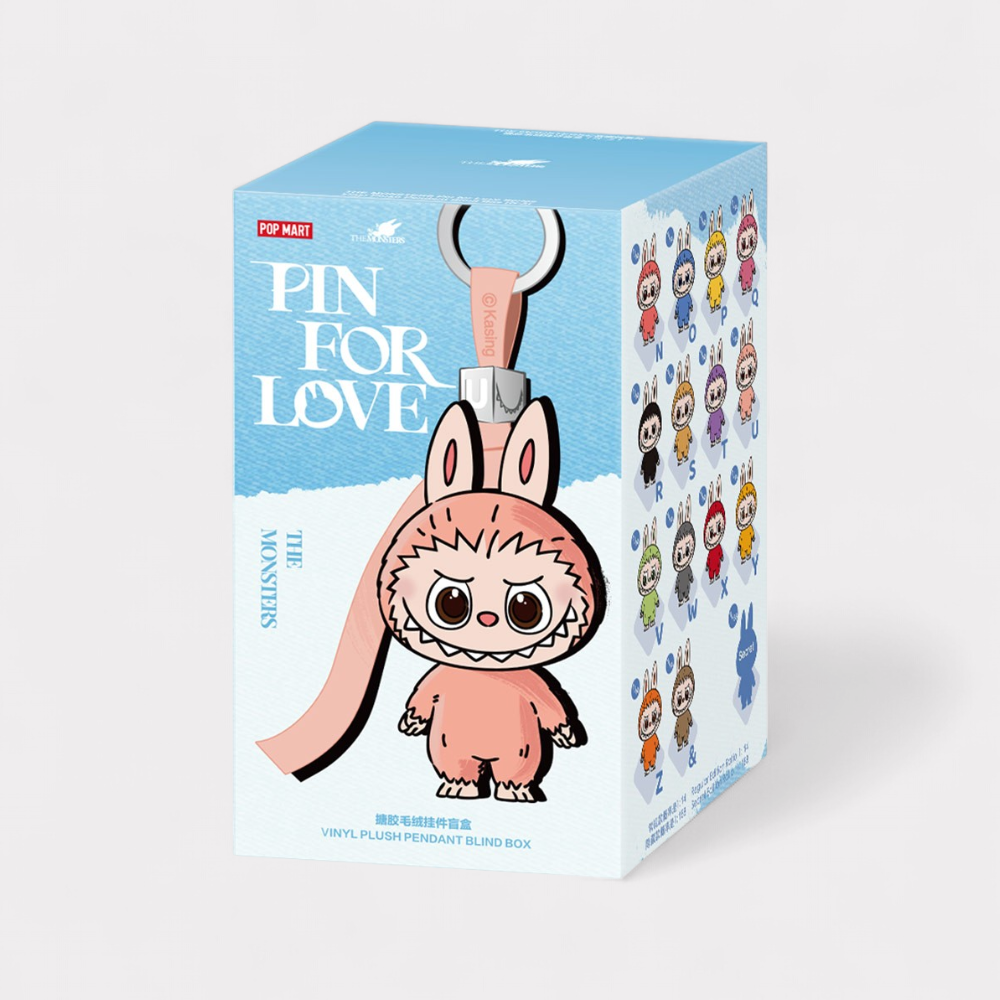 Pop Mart The Monsters Labubu Pin for Love (N-Z) Blindbox (Single