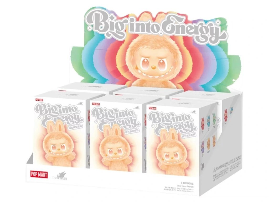POP MART Big into Energy コレクションボックス Pop Mart Labubu - Big into Energy Blindbox (6er Display