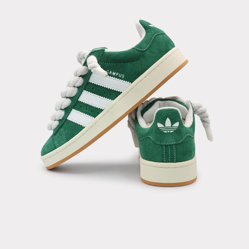 Adidas Campus 00s Dark Green White - Rope Lace White - Bild 3