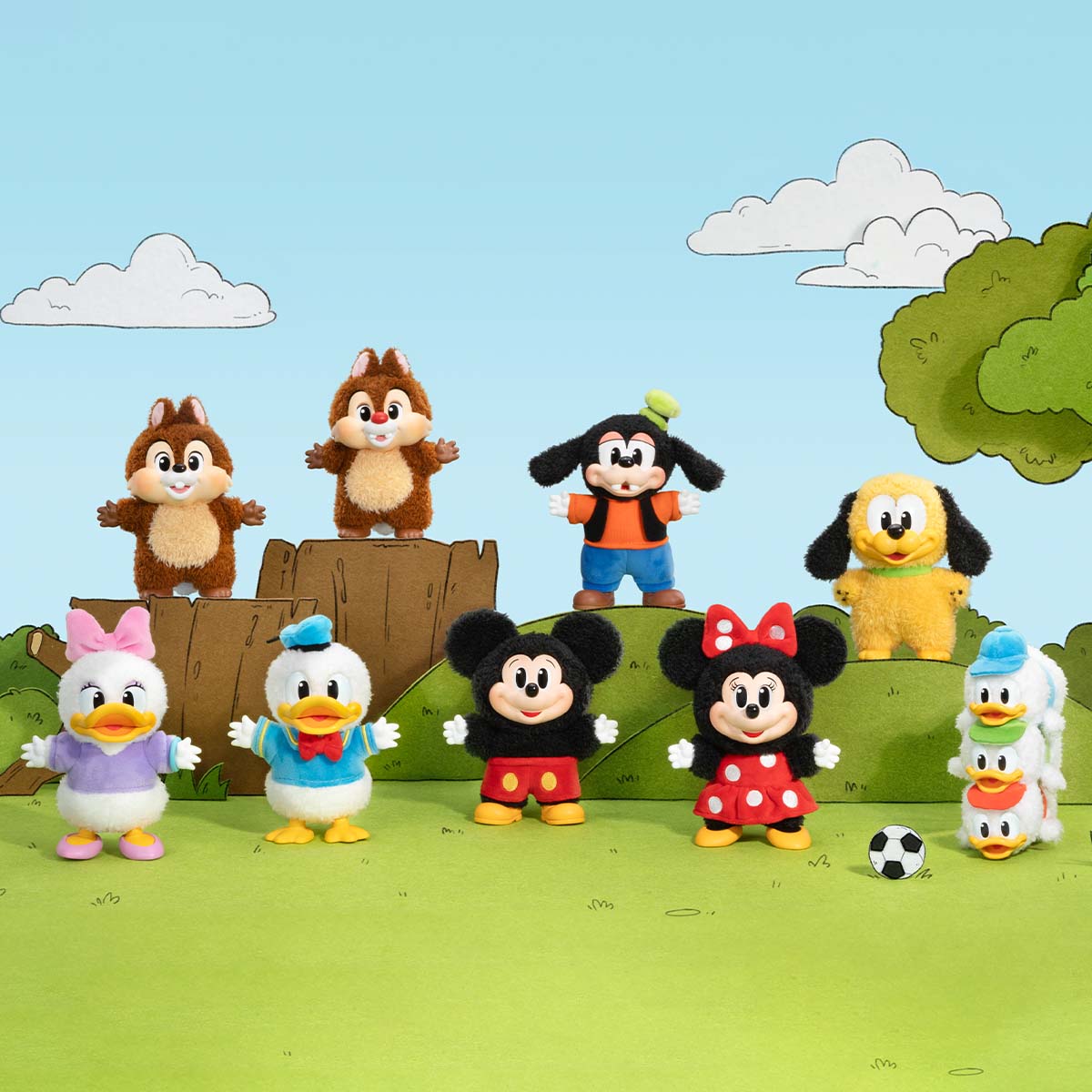 Pop Mart Disney Mickey Family Together Blindbox (8er Display