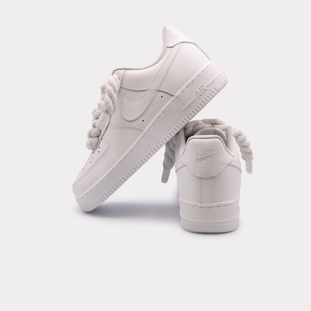 Nike Air Force White Rope Lace White – sneakzmarket