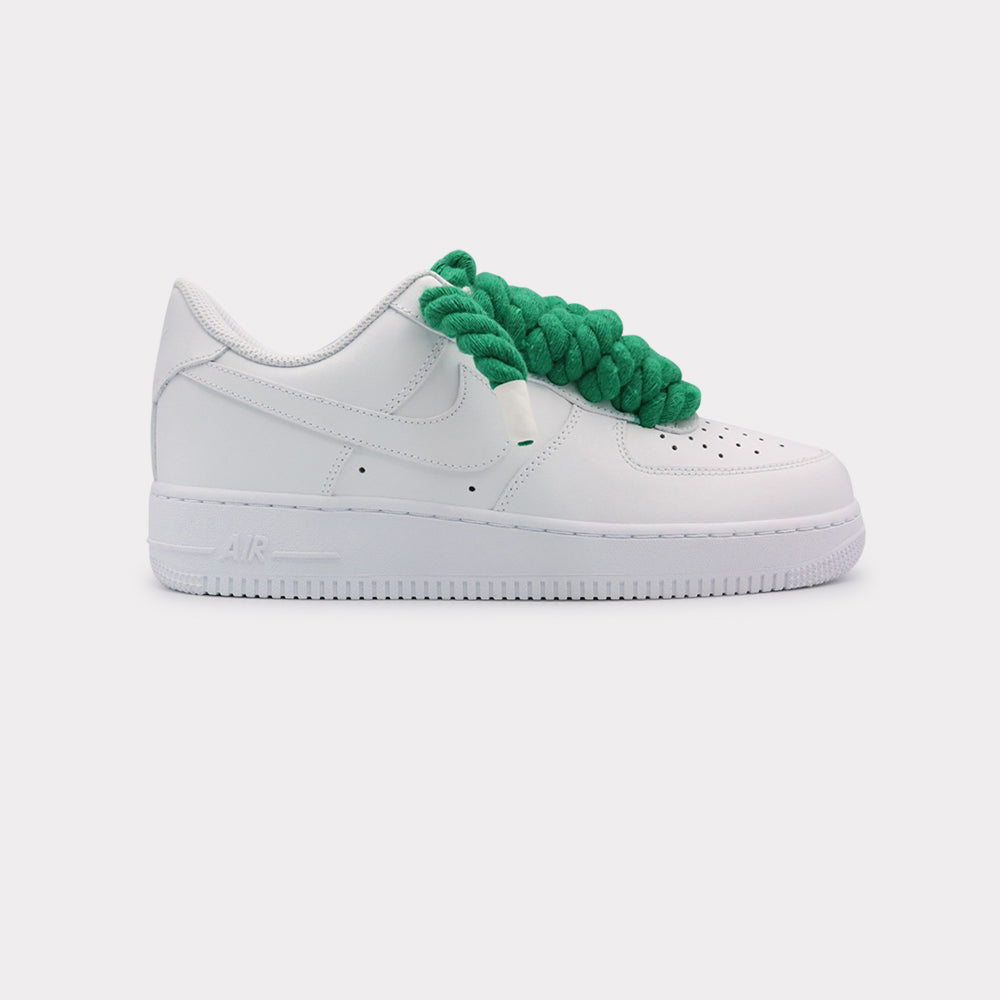 Nike Air Force White Rope Lace Green – sneakzmarket